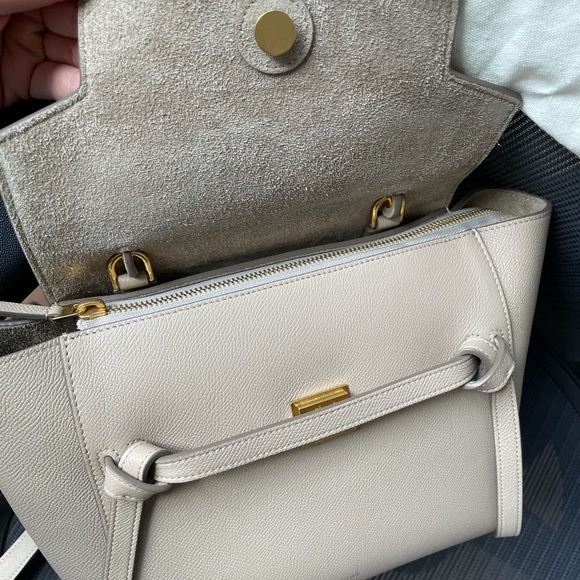 Celine Micro Belt Bag in Grained Calfskin Taupe - Picture 7 of 15